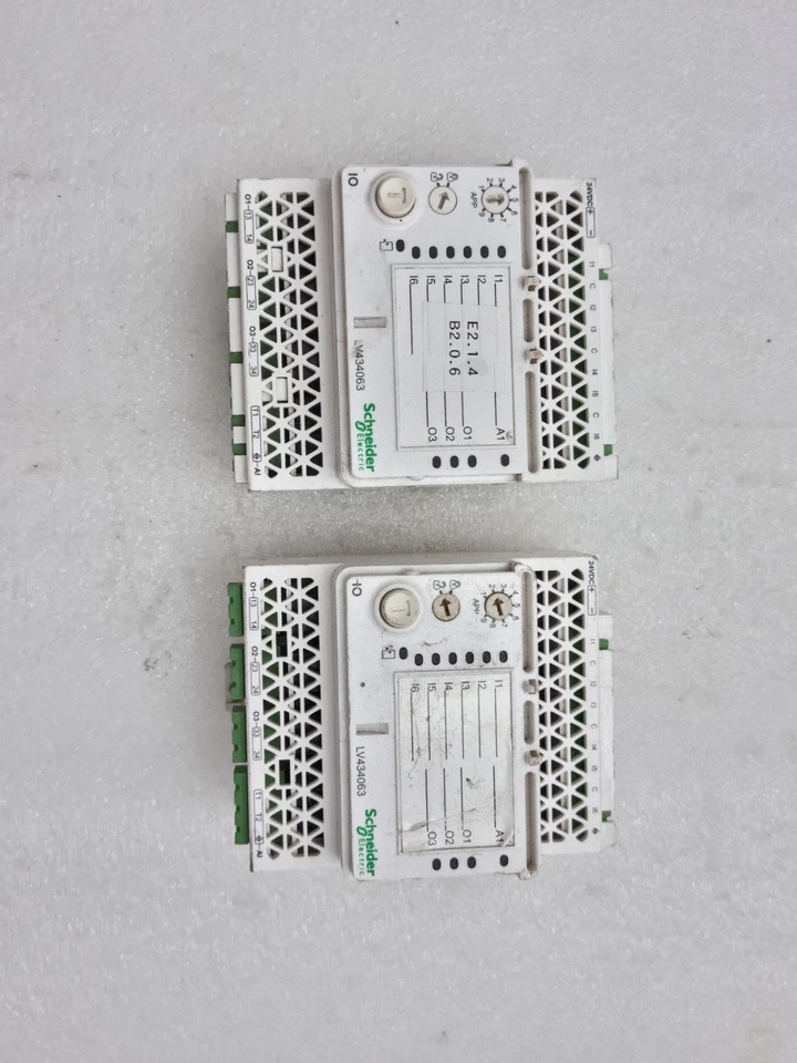 Lot of 2 Pcs Schneider Electric LV434063 Input/Output Interface for LV Breaker